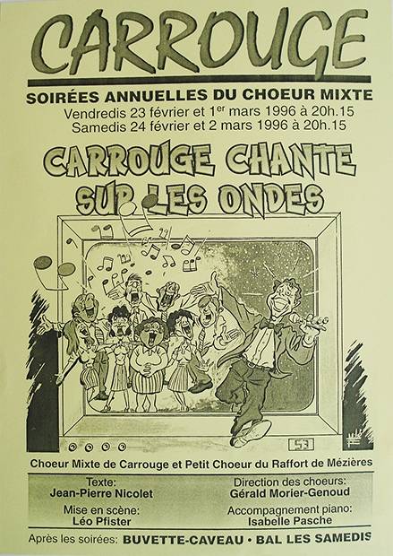 Carrouge chante sur les ondes