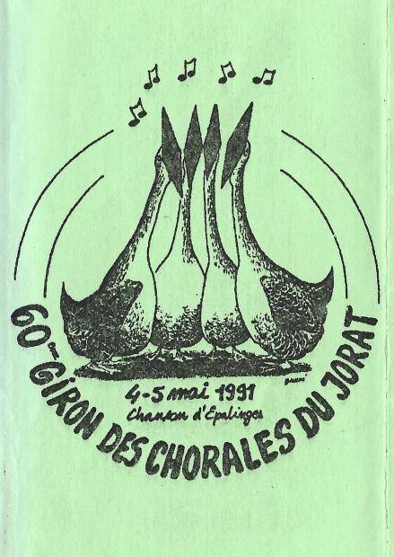 1991 60e Giron des Chorales du Jorat